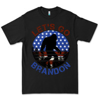 Black let's go brandon bigfoot Premium Tee - Jasminsmagicworld