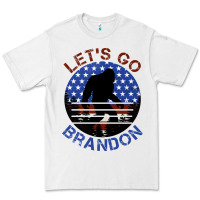 White let's go brandon bigfoot Premium Tee - Jasminsmagicworld