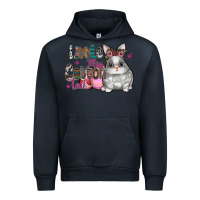 Navy Little Miss Cotton Tail Urban Hoodie - CowhideDigitalArt