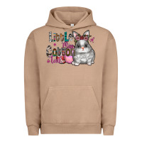 Pigment Burro Little Miss Cotton Tail Urban Hoodie - CowhideDigitalArt