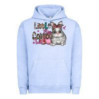 Pigment Grape Ice Little Miss Cotton Tail Urban Hoodie - CowhideDigitalArt