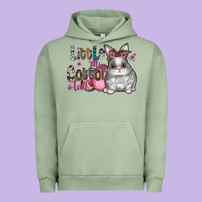 Little Miss Cotton Tail Urban Hoodie Designed By Cowhidedigitalart