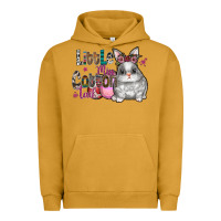 Pigment Peanut Butter Little Miss Cotton Tail Urban Hoodie - CowhideDigitalArt