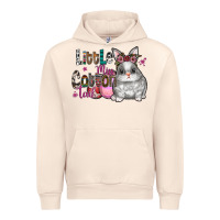 Sandshell Little Miss Cotton Tail Urban Hoodie - CowhideDigitalArt