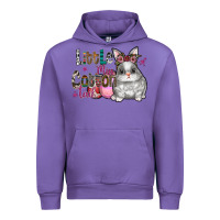 Tulip Little Miss Cotton Tail Urban Hoodie - CowhideDigitalArt