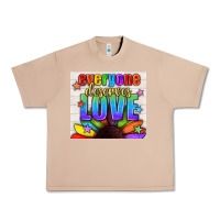 Burro Everyone Deserves Love Pride LGBTQ+ Tumbler Urban Heavy Tee - BundleAndBundleShop