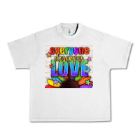 Lunar Rock Everyone Deserves Love Pride LGBTQ+ Tumbler Urban Heavy Tee - BundleAndBundleShop