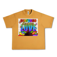 Peanut Butter Everyone Deserves Love Pride LGBTQ+ Tumbler Urban Heavy Tee - BundleAndBundleShop
