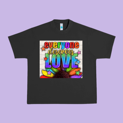 Everyone Deserves Love Pride Lgbtq+ Tumbler Urban Heavy Tee Designed By Bundleandbundleshop