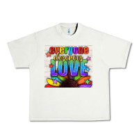 Pistachio Everyone Deserves Love Pride LGBTQ+ Tumbler Urban Heavy Tee - BundleAndBundleShop