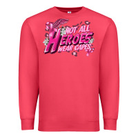 Cardinal Not all heroes wear capes Cancer Awareness Premium Sweatshirt - FaDigitalArtStudio