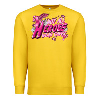 Lemon Not all heroes wear capes Cancer Awareness Premium Sweatshirt - FaDigitalArtStudio