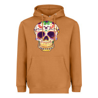 Meerkat Cinco de mayo skull Heavyweight Hoodie - FaDigitalArtStudio