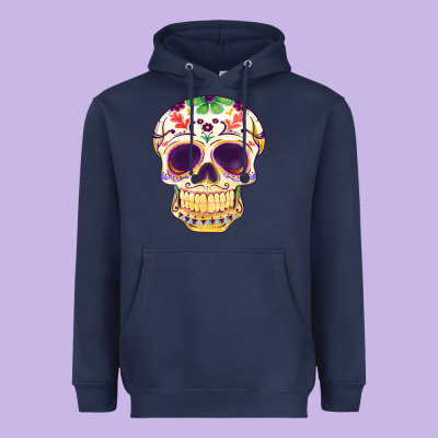 Cinco De Mayo Skull Heavyweight Hoodie Designed By Fadigitalartstudio