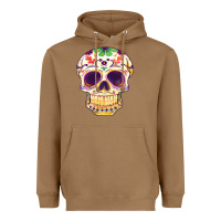 Toasted Coconut Cinco de mayo skull Heavyweight Hoodie - FaDigitalArtStudio