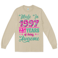 Mushroom made in 1997, 25 years of being awesome Long Sleeve Tee - Jasminsmagicworld