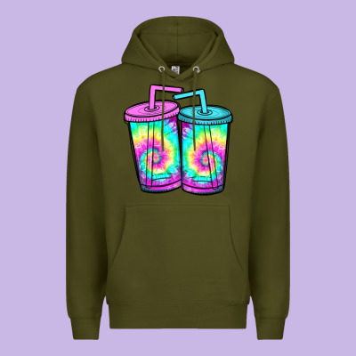 Tie Dye Loaded Tea Premium Hoodie Designed By Jahusdesignshop