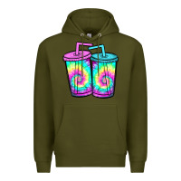 Army Green tie dye loaded tea Premium Hoodie - JahusDesignShop