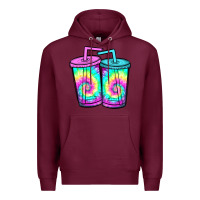 Burgundy tie dye loaded tea Premium Hoodie - JahusDesignShop