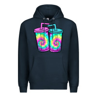 Navy tie dye loaded tea Premium Hoodie - JahusDesignShop
