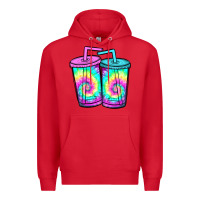 Red tie dye loaded tea Premium Hoodie - JahusDesignShop
