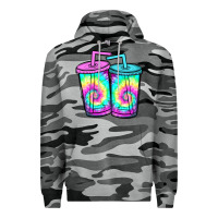 Slate Camo tie dye loaded tea Premium Hoodie - JahusDesignShop