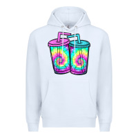 White tie dye loaded tea Premium Hoodie - JahusDesignShop