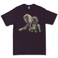 Plum Baby Elephant Premium Tee - LillyAllenDesigns