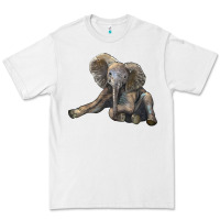 White Baby Elephant Premium Tee - LillyAllenDesigns