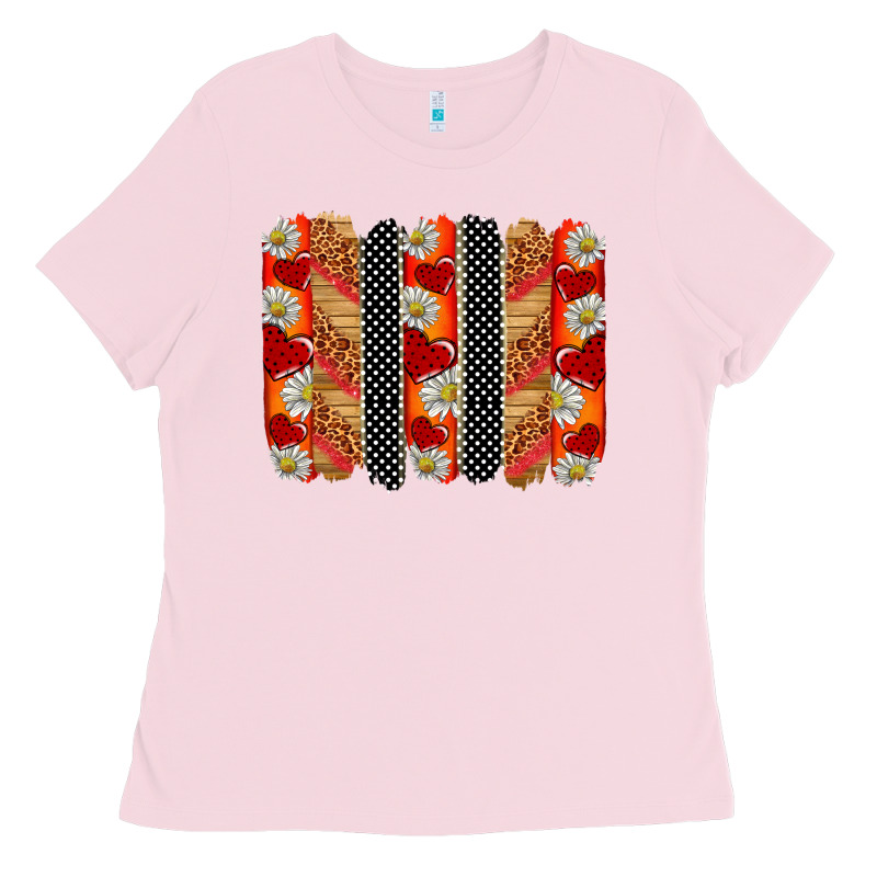 Ladybug Brushstrokes Ladies Tee by BarkalooDesign | Teevron