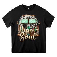 Black hippie soul caravan Heavy Core Tee - BarkalooDesign