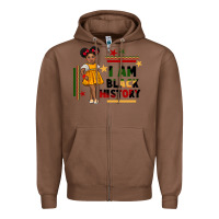 Chestnut i am black history black girl peekaboo juneteenth Zipper Hoodie - CowGirlArtShop