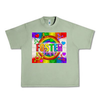 Oil Green Foster Love LGBTQ+ Tumbler Urban Heavy Tee - BundleAndBundleShop