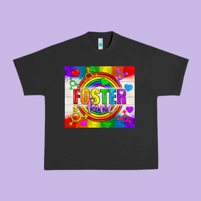 Foster Love Lgbtq+ Tumbler Urban Heavy Tee Designed By Bundleandbundleshop