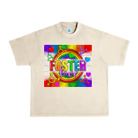 Sandshell Foster Love LGBTQ+ Tumbler Urban Heavy Tee - BundleAndBundleShop