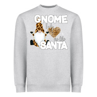 Heather Grey Gnome Body s Me Like Santa Heavyweight Sweatshirt - Bettercallsaul