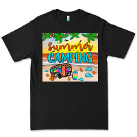 Black summer camping Premium Tee - JahusDesignShop