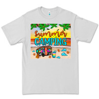 Dove Grey summer camping Premium Tee - JahusDesignShop