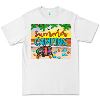 White summer camping Premium Tee - JahusDesignShop