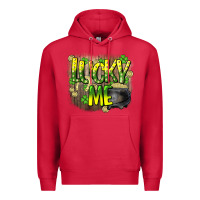 Cardinal lucky me st. patricks day Premium Hoodie - HowdyJamesFarm