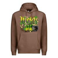 Chestnut lucky me st. patricks day Premium Hoodie - HowdyJamesFarm