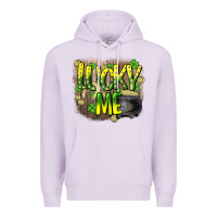 Lilac lucky me st. patricks day Premium Hoodie - HowdyJamesFarm