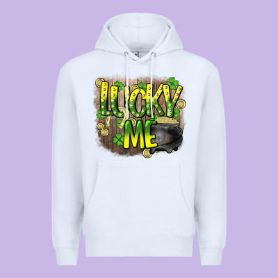 Lucky Me St. Patricks Day Premium Hoodie Designed By Howdyjamesfarm