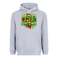 Heather Grey St. Patrick's Day Pinches get stitches Heavyweight Hoodie - OliviaCreatesArt