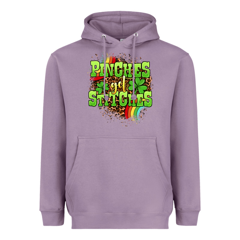 St. Patrick's Day Pinches Get Stitches Heavyweight Hoodie by OliviaCreatesArt | Teevron