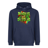 Navy St. Patrick's Day Pinches get stitches Heavyweight Hoodie - OliviaCreatesArt