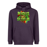 Plum St. Patrick's Day Pinches get stitches Heavyweight Hoodie - OliviaCreatesArt