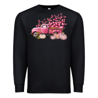 Black Breast Cancer truck Premium Sweatshirt - FaDigitalArtStudio