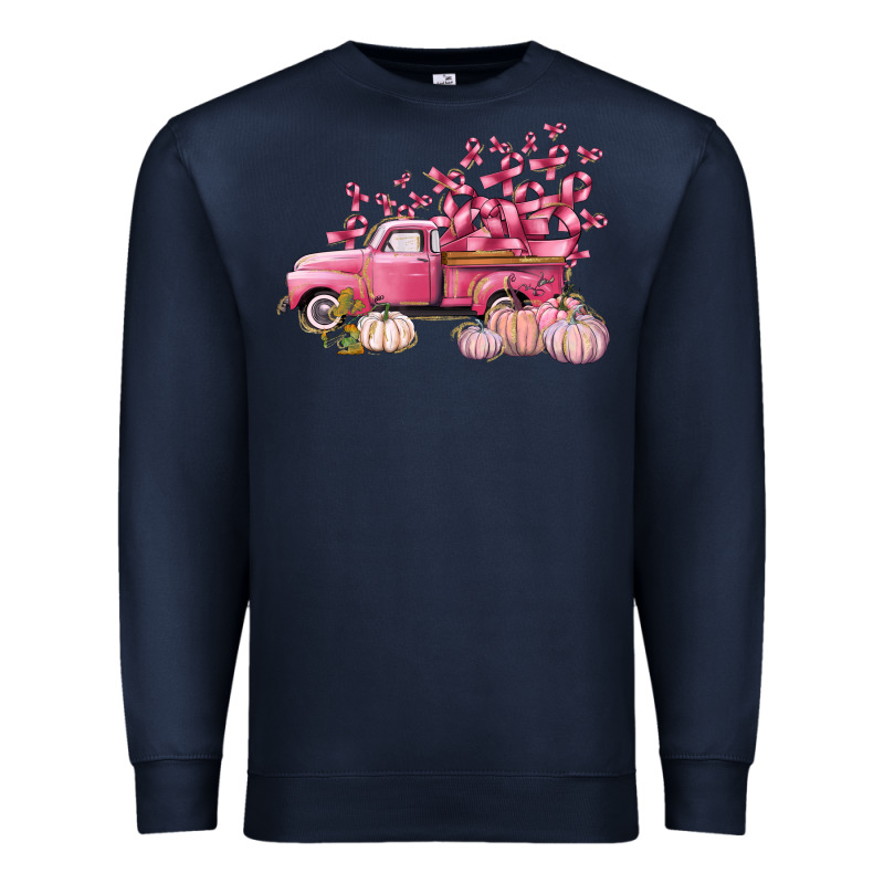 Breast Cancer Truck Premium Sweatshirt by FaDigitalArtStudio | Teevron