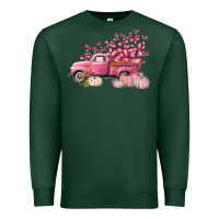 Sports Green Breast Cancer truck Premium Sweatshirt - FaDigitalArtStudio